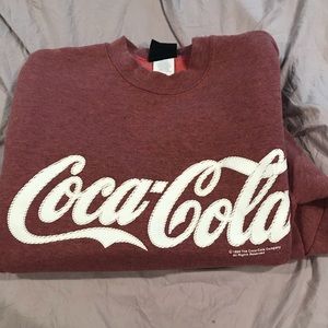 VINTAGE Coca Cola sweat shirt.